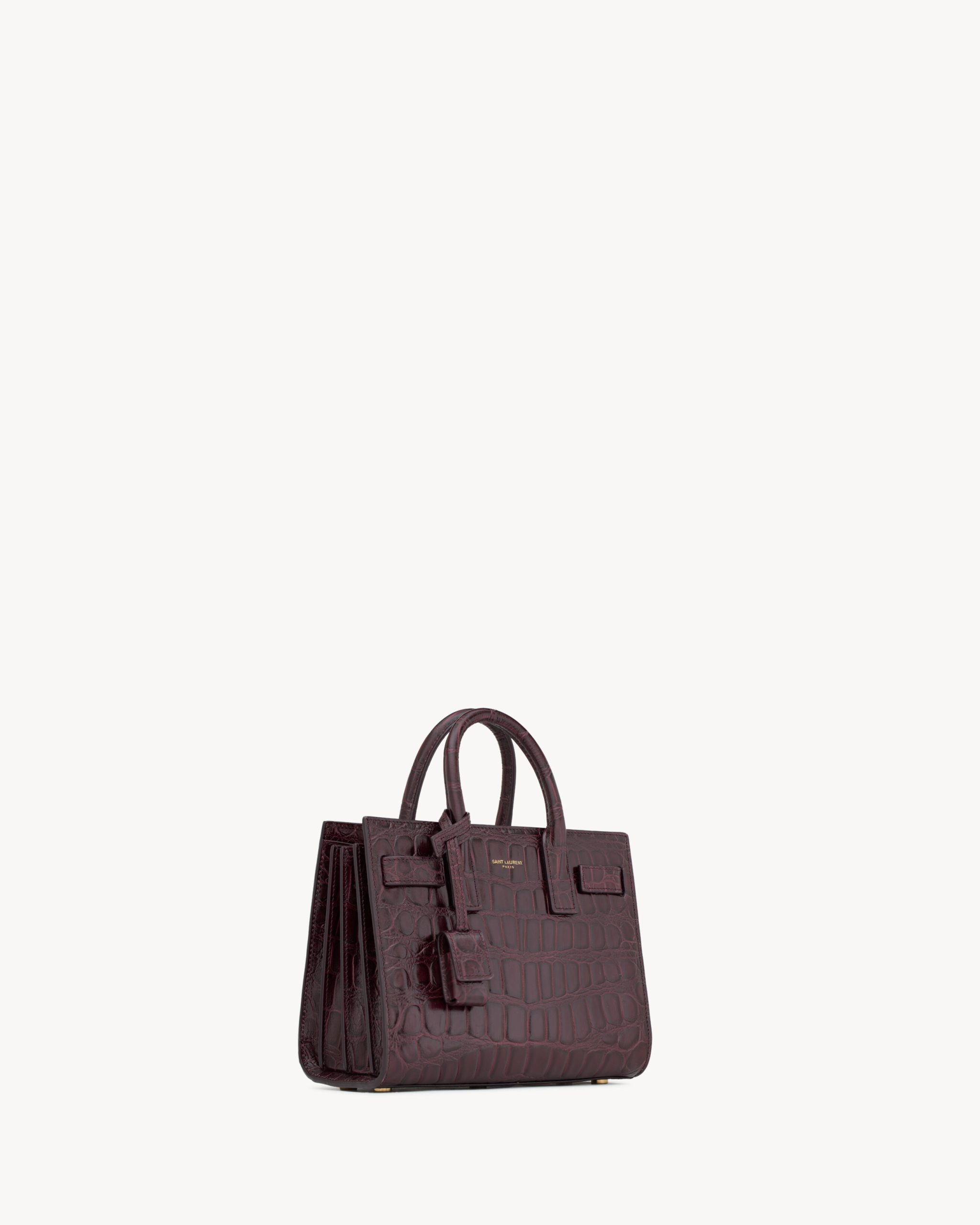 YSL SAC DE JOUR IN CROCODILE-EMBOSSED LEATHER – NANO - Image 5